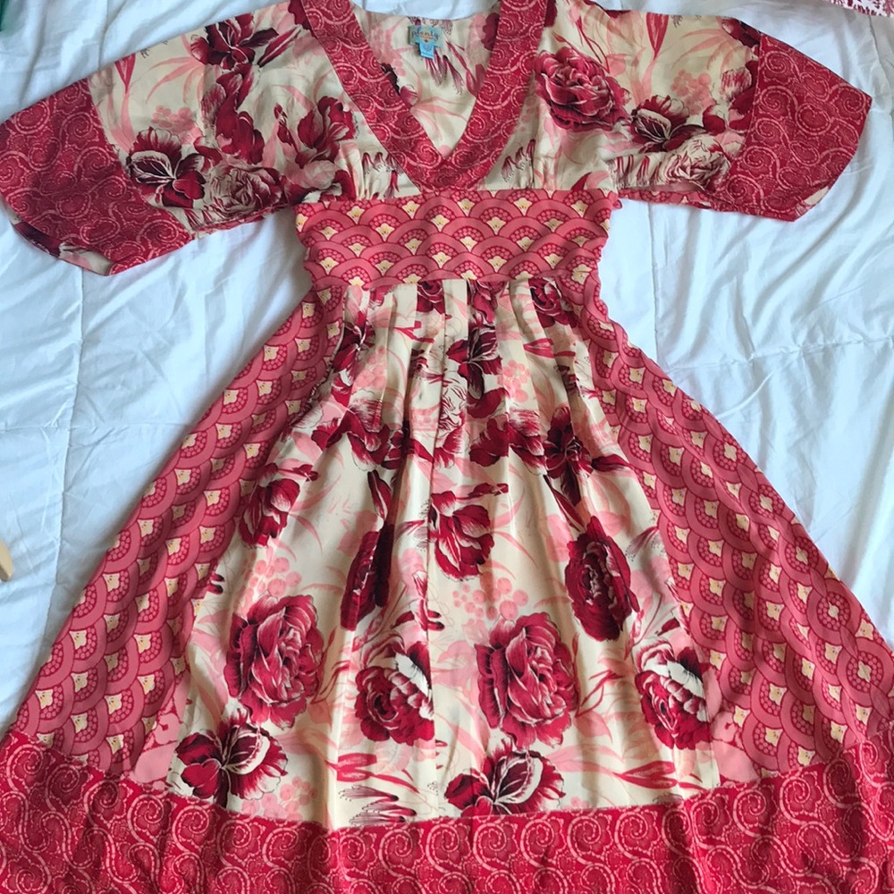 Plenty by Tracy Reese silk kimono style dress